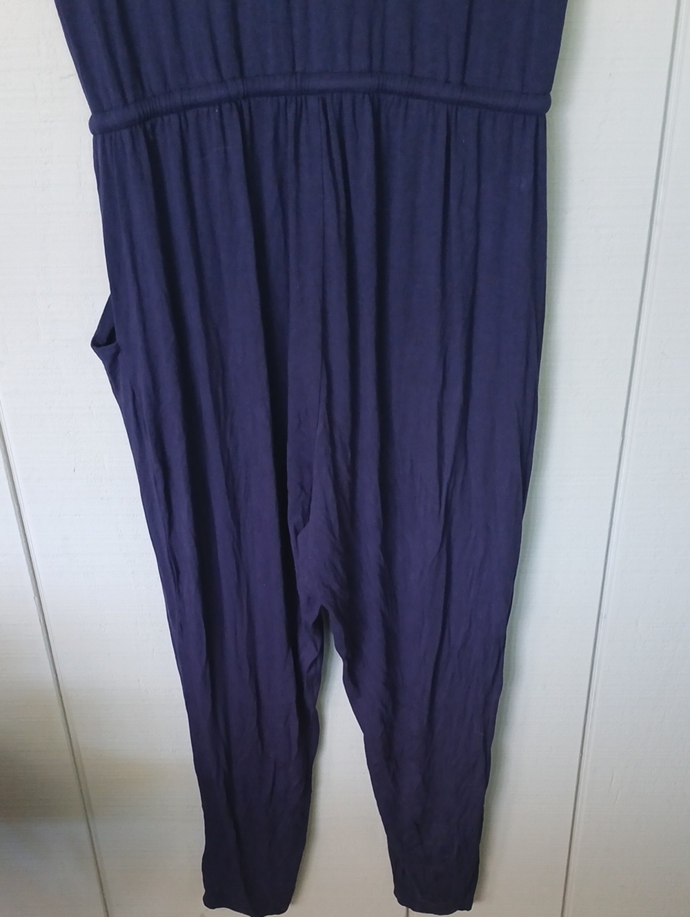 torrid Navy V‑Neck Short Sleeve Jumpsuit Size 0 - Picture 8 of 8
